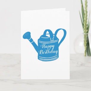 Tarjeta de cumpleaños feliz para los jardineros