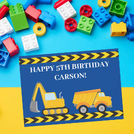 Tarjeta de cumpleaños feliz para los niños persona