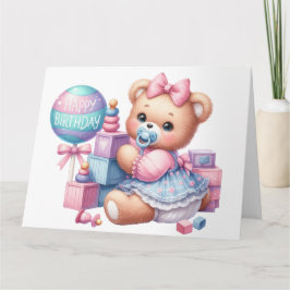 Tarjeta de cumpleaños feliz para niños