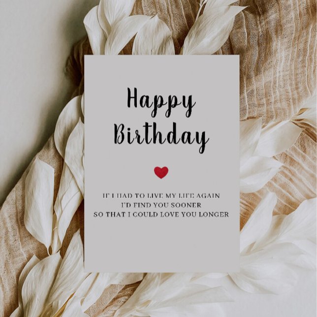 Tarjeta de cumpleaños feliz para novio (Happy Birthday Card for Boyfriend)