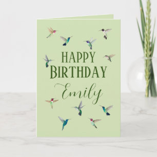 Tarjeta de cumpleaños feliz para personalizados