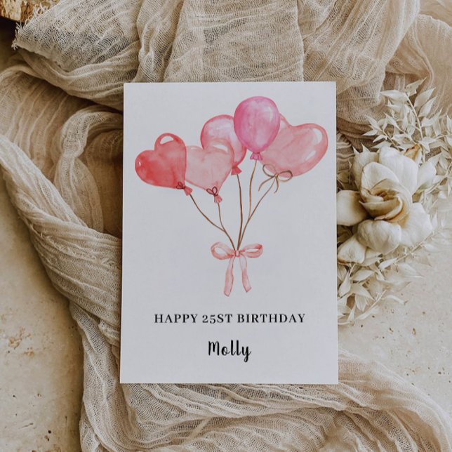Tarjeta de cumpleaños feliz personalizada (Personalised Happy Birthday Card)