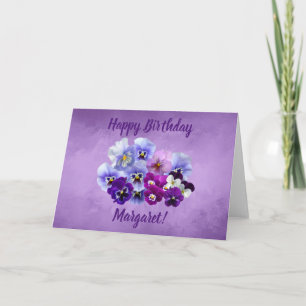 Tarjeta de cumpleaños feliz personalizada de los p