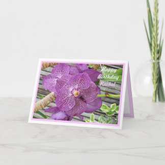 Tarjeta de cumpleaños feliz personalizada para las