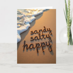 Tarjeta de cumpleaños feliz salada