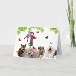 Tarjeta de cumpleaños feliz: toda la banda.