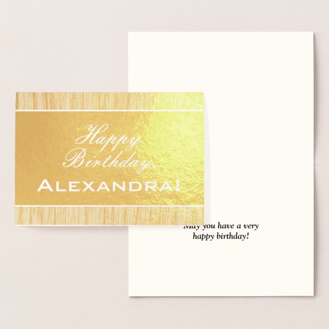 Tarjeta de "cumpleaños feliz" tradicional y vintag (Demostración)