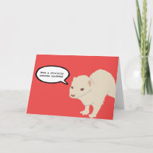 Tarjeta de cumpleaños Ferret