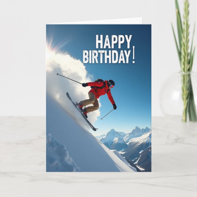Tarjeta de cumpleaños festiva (Anverso)