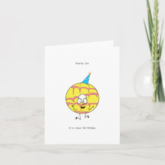Tarjeta de cumpleaños, fiesta en tarjeta, fiesta c