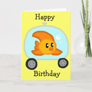 Tarjeta de cumpleaños Fish 2.0