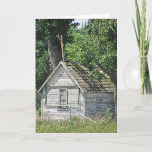 Tarjeta de cumpleaños "Flagstaff Shack" (Anverso)