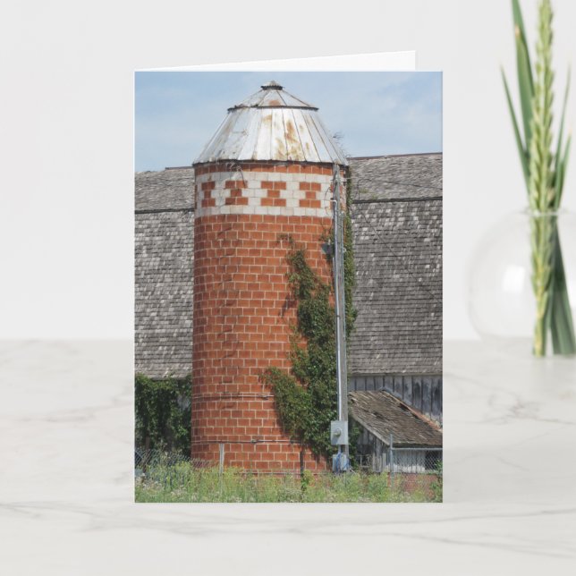 Tarjeta de cumpleaños «Flagstaff Silo» (Anverso)