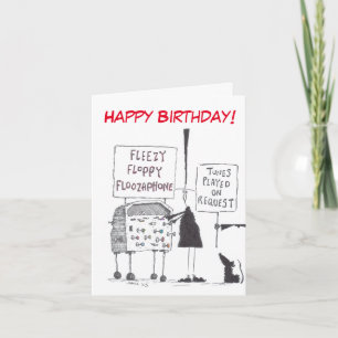 Tarjeta de cumpleaños Floozaphone