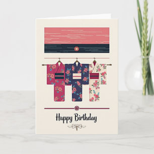 Tarjeta de cumpleaños Flor de Fuchsia