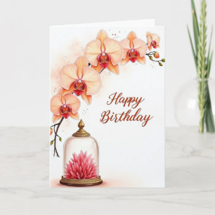 Tarjeta de cumpleaños Flor de Melocotón