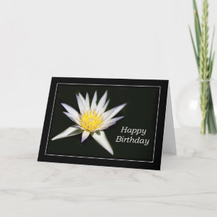 Tarjeta de cumpleaños floral