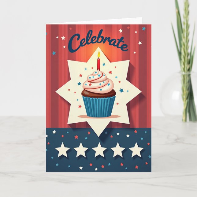 Tarjeta de Cumpleaños Floral (Anverso)