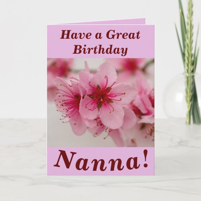 Tarjeta de cumpleaños floral brillante y audaz par (Anverso)