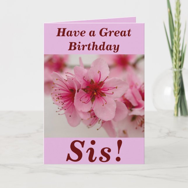 Tarjeta de cumpleaños floral brillante y audaz par (Anverso)
