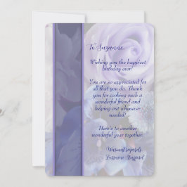 Tarjeta de cumpleaños floral Rosa de la Primavera 