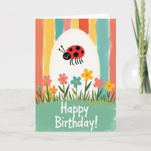 Tarjeta de cumpleaños floral Sweet Garden