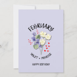 Tarjeta de cumpleaños Flower Flower Birthday