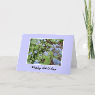Tarjeta de cumpleaños Forget Me Knots