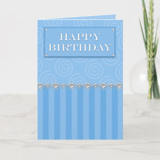 Tarjeta de cumpleaños formal