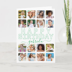 Tarjeta de cumpleaños - Foto de Personalizado Gre