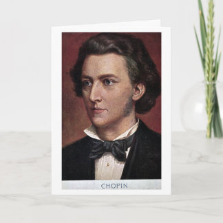 Tarjeta de cumpleaños - Frederic Chopin
