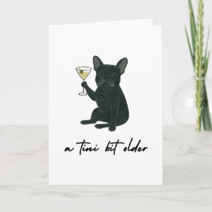 Tarjeta de cumpleaños French Bulldog Frenchie Mart
