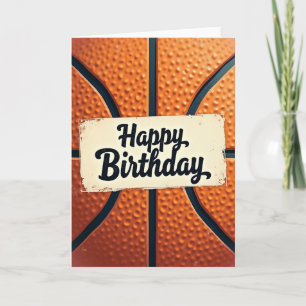 Tarjeta de cumpleaños Game Day Birthday Ball