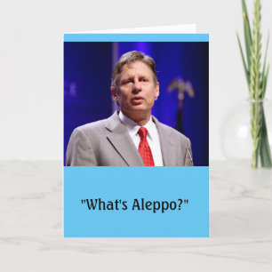 Tarjeta de cumpleaños Gary Johnson