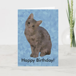 Tarjeta de cumpleaños Gatito Feliz para Gatitos Ge