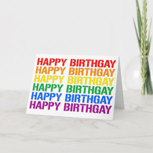 Tarjeta de Cumpleaños Gay