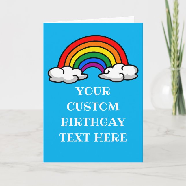 Tarjeta de Cumpleaños Gay (Anverso)