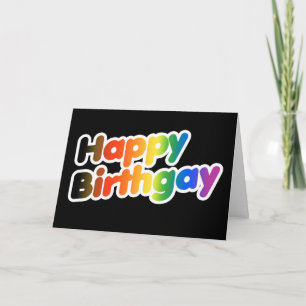 Tarjeta de Cumpleaños Gay Feliz