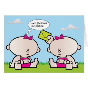 Tarjeta de cumpleaños gemela de la invitación del