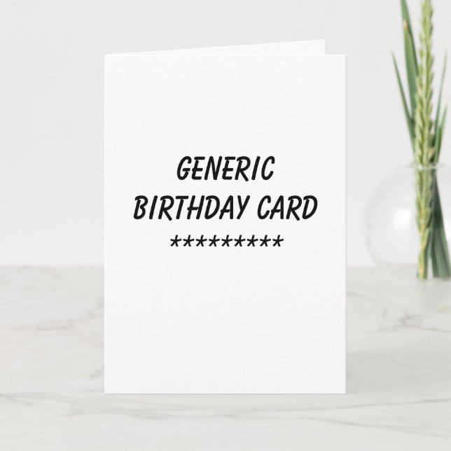 Tarjeta de cumpleaños genérica (Anverso)