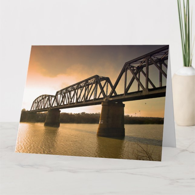 Tarjeta de cumpleaños gigante Murray Bridge, Austr (Anverso)