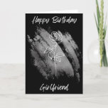 Tarjeta de cumpleaños Girlfriend<br><div class="desc">Nuestra Primera Creación. Una tarjeta única para una persona única.</div>