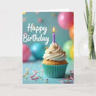 Tarjeta de cumpleaños Glimmer Star