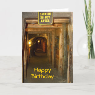 Tarjeta de cumpleaños Gold Mine