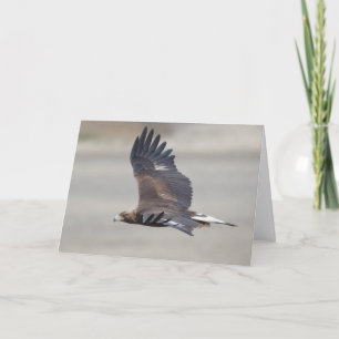Tarjeta de cumpleaños Golden Eagle Happy