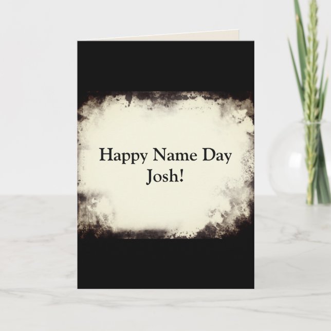 Tarjeta de cumpleaños GOT (Anverso)