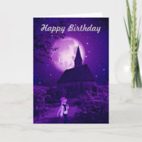 Tarjeta de cumpleaños Gothic Tween