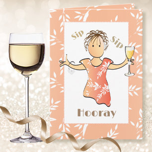 Tarjeta de cumpleaños graciosa para ella