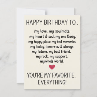 Tarjeta De Cumpleaños Graciosa Para Hombres Novio 