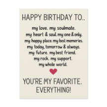 Tarjeta De Cumpleaños Graciosa Para Hombres Novio 